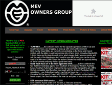 Tablet Screenshot of mevowners.co.uk
